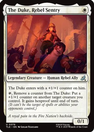 The Duke, Rebel Sentry  [Avatar: The Last Airbender: Eternal-Legal] Foil