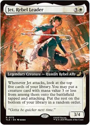 Jet, Rebel Leader (Extended Art)  [Avatar: The Last Airbender: Eternal-Legal] Foil