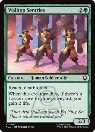 Walltop Sentries  [Avatar: The Last Airbender] Foil