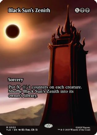 Black Sun's Zenith (Borderless)  [Avatar: The Last Airbender: Eternal-Legal] Foil