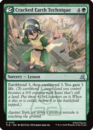 Cracked Earth Technique  [Avatar: The Last Airbender: Eternal-Legal] Foil