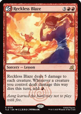 Reckless Blaze  [Avatar: The Last Airbender: Eternal-Legal] Foil