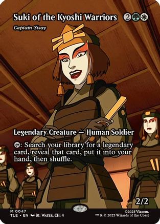 Suki of the Kyoshi Warriors - Captain Sisay (Borderless)  [Avatar: The Last Airbender: Eternal-Legal]