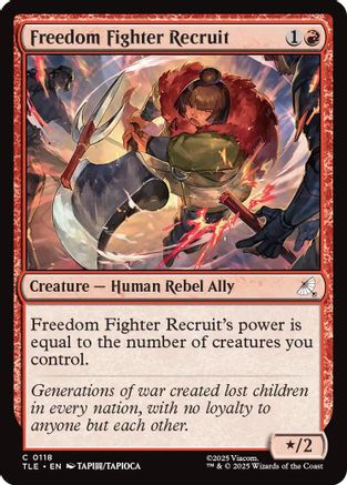 Freedom Fighter Recruit  [Avatar: The Last Airbender: Eternal-Legal] Foil
