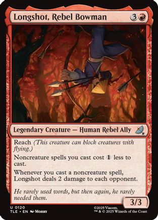 Longshot, Rebel Bowman  [Avatar: The Last Airbender: Eternal-Legal] Foil