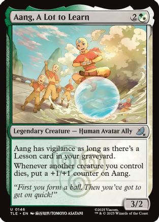 Aang, A Lot to Learn  [Avatar: The Last Airbender: Eternal-Legal] Foil
