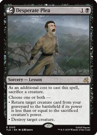 Desperate Plea  [Avatar: The Last Airbender: Eternal-Legal] Foil