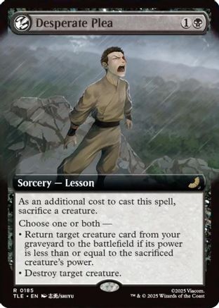 Desperate Plea (Extended Art)  [Avatar: The Last Airbender: Eternal-Legal] Foil