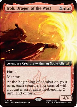 Iroh, Dragon of the West (Extended Art)  [Avatar: The Last Airbender: Eternal-Legal] Foil