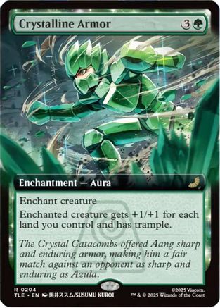 Crystalline Armor (Extended Art)  [Avatar: The Last Airbender: Eternal-Legal] Foil