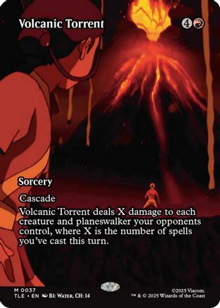 Volcanic Torrent (Borderless)  [Avatar: The Last Airbender: Eternal-Legal]