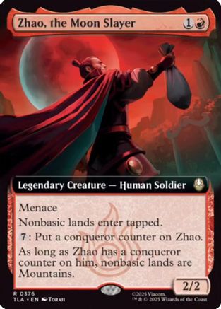 Zhao, the Moon Slayer (Extended Art)  [Avatar: The Last Airbender] Foil