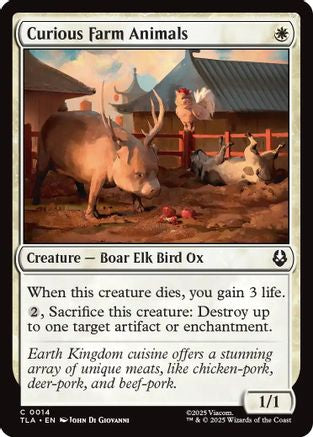 Curious Farm Animals  [Avatar: The Last Airbender]