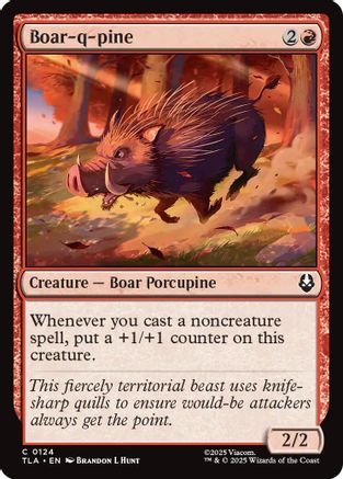 Boar-q-pine  [Avatar: The Last Airbender] Foil