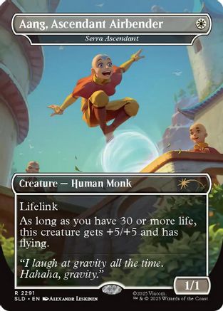 Aang, Ascendant Airbender - Serra Ascendant  [Secret Lair Drop Series]
