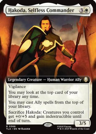 Hakoda, Selfless Commander (Extended Art)  [Avatar: The Last Airbender] Foil