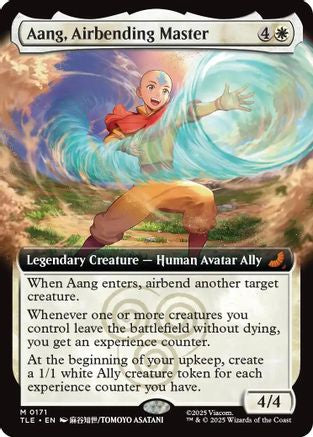 Aang, Airbending Master (Extended Art)  [Avatar: The Last Airbender: Eternal-Legal] Foil