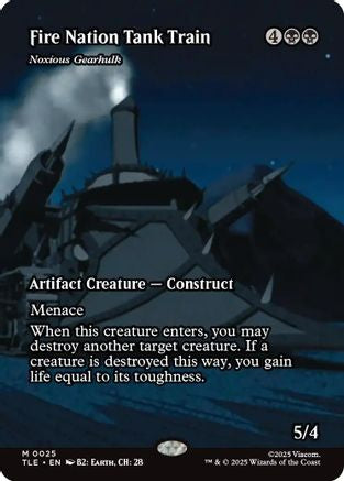 Fire Nation Tank Train - Noxious Gearhulk (Borderless)  [Avatar: The Last Airbender: Eternal-Legal]