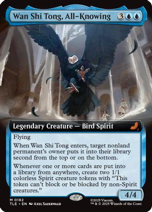 Wan Shi Tong, All-Knowing (Extended Art)  [Avatar: The Last Airbender: Eternal-Legal] Foil