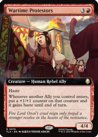 Wartime Protestors (Extended Art)  [Avatar: The Last Airbender]
