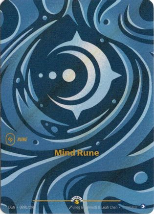 Mind Rune (089b/298) - Riftbound - [Riftbound Organized Play Promotional Cards] Foil