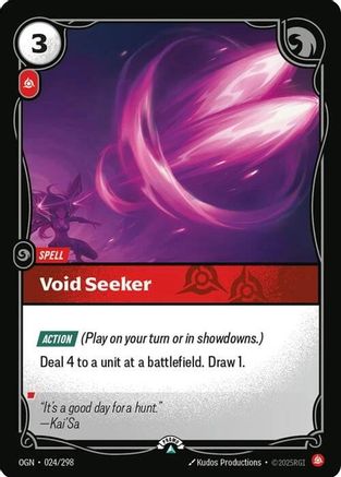 Void Seeker (024/298) - Riftbound - [Riftbound Organized Play Promotional Cards] Foil