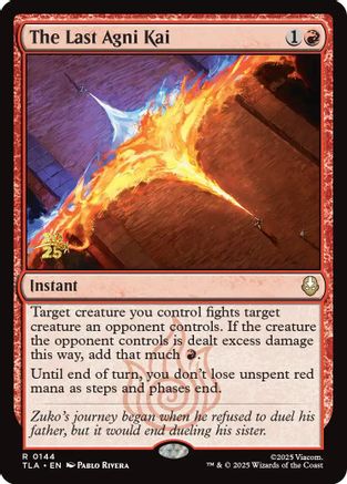 The Last Agni Kai  [Prerelease Cards] Foil