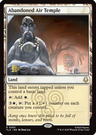 Abandoned Air Temple  [Prerelease Cards] Foil