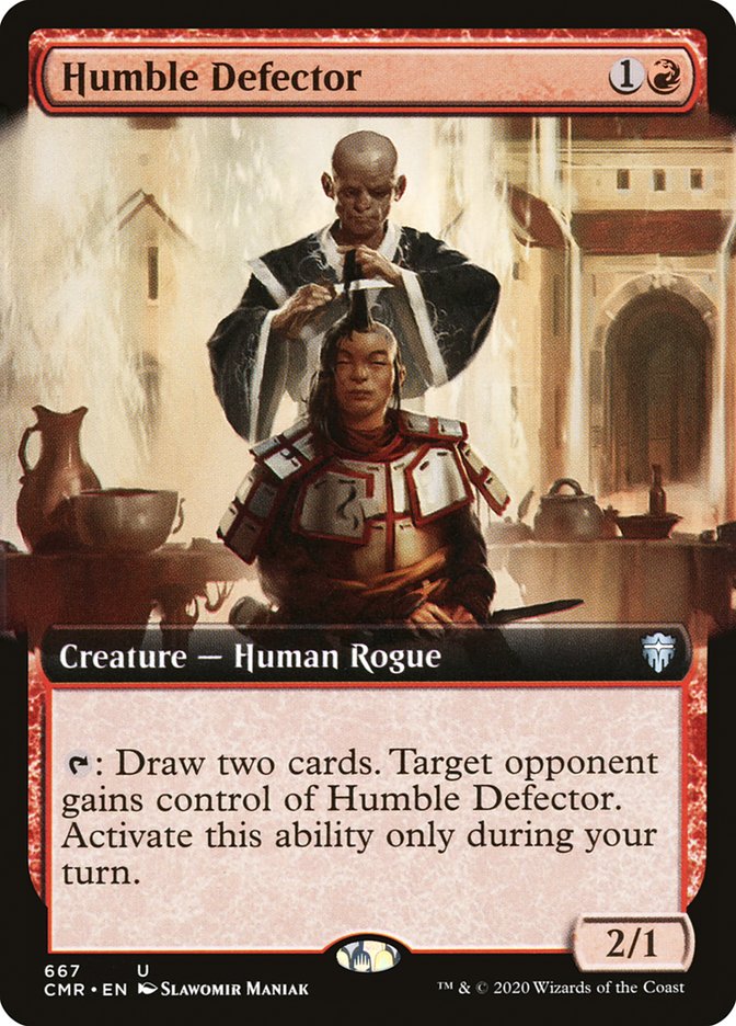 Humble Defector (Extended Art) [Commander Legends] Foil