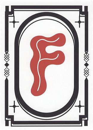 Letter Card - F  [Secret Lair Countdown Kit]