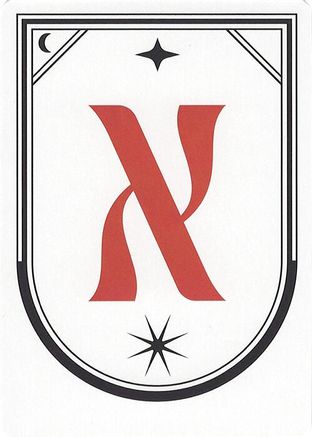 Letter Card - X  [Secret Lair Countdown Kit]