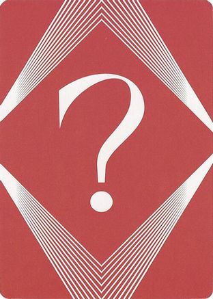 Question Mark Insert Card  [Secret Lair Countdown Kit]