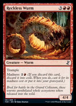 Reckless Wurm [Time Spiral Remastered] Foil