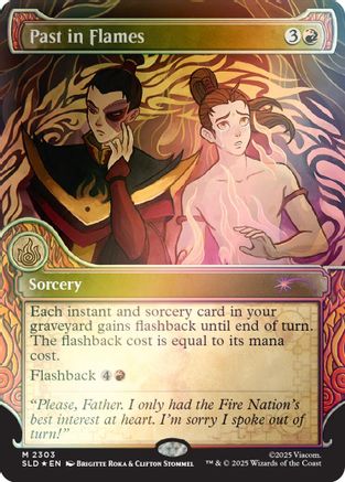 Past in Flames (Rainbow Foil)  [Secret Lair Drop Series] Foil