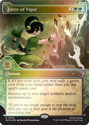 Force of Vigor (Rainbow Foil)  [Secret Lair Drop Series] Foil