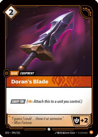 Doran's Blade (095/221) - Riftbound - [Spiritforged] Foil