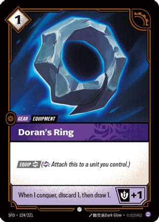Doran's Ring (124/221) - Riftbound - [Spiritforged] Foil