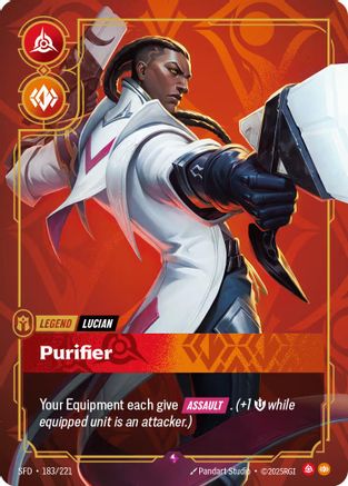 Lucian - Purifier (183/221) - Riftbound - [Spiritforged] Foil