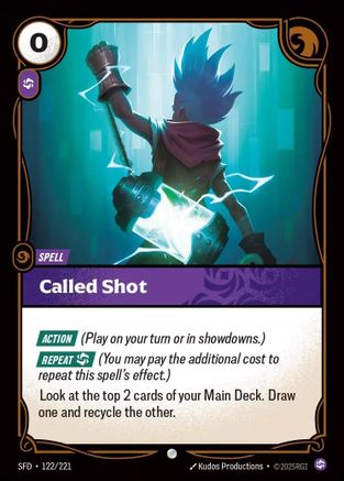 Called Shot (122/221) - Riftbound - [Spiritforged] Foil