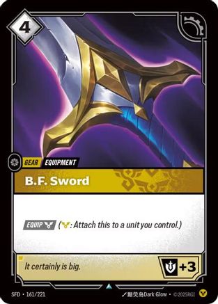 B.F. Sword (161/221) - [Spiritforged]