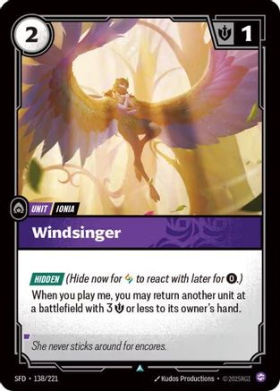 Windsinger (138/221) - Riftbound - [Spiritforged]