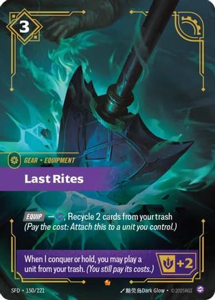 Last Rites (150/221) - Riftbound - [Spiritforged] Foil