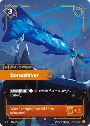 Boneshiver (118/221) - Riftbound - [Spiritforged] Foil
