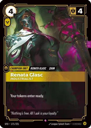 Renata Glasc (171/221) - Riftbound - [Spiritforged] Foil