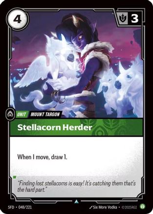 Stellacorn Herder (048/221) - Riftbound - [Spiritforged] Foil
