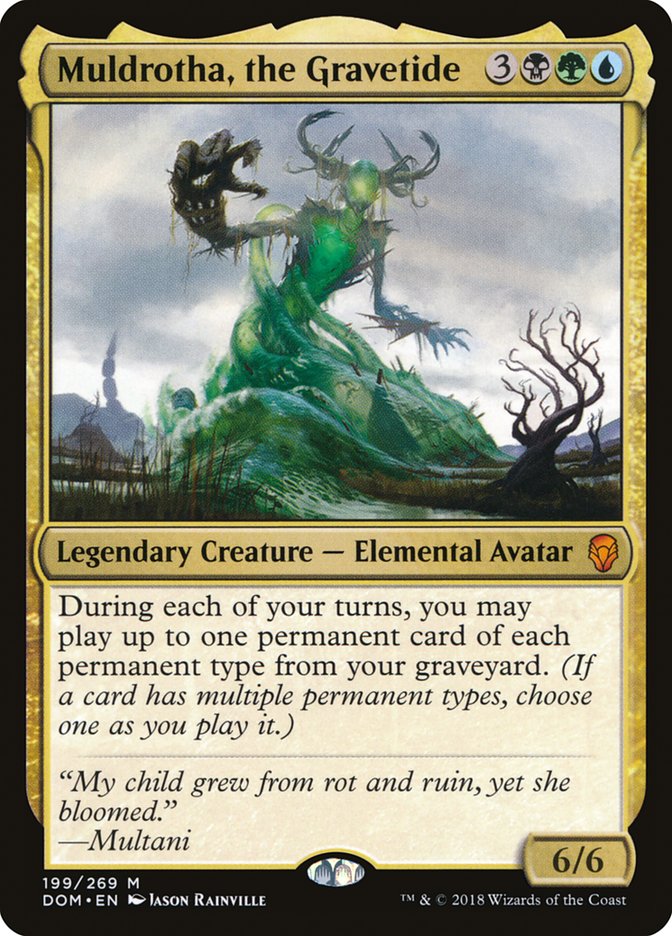 Muldrotha, the Gravetide [Dominaria] Foil