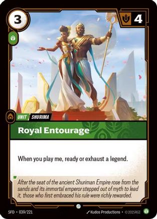 Royal Entourage (039/221) - Riftbound - [Spiritforged] Foil