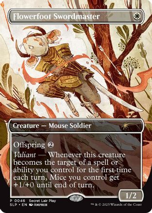 Flowerfoot Swordmaster  [Secret Lair Showdown] Foil
