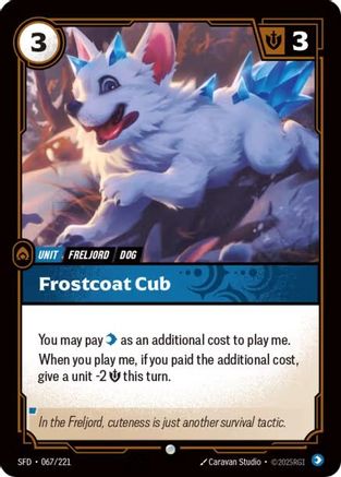 Frostcoat Pup (067/221) - Riftbound - [Spiritforged]
