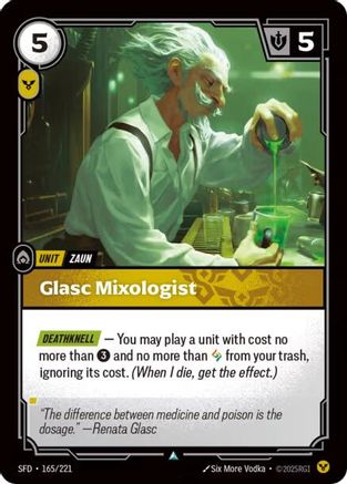 Glasc Mixologist (165/221) - Riftbound - [Spiritforged]